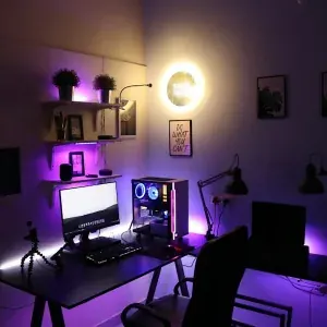 Mechanische Gaming-Tastatur im RGB-Setup